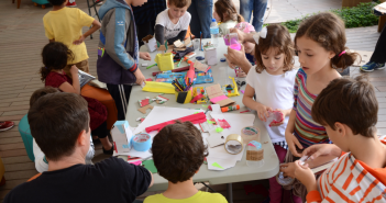 Atividade maker na biblioteca Crédito: Equipe SP Leituras